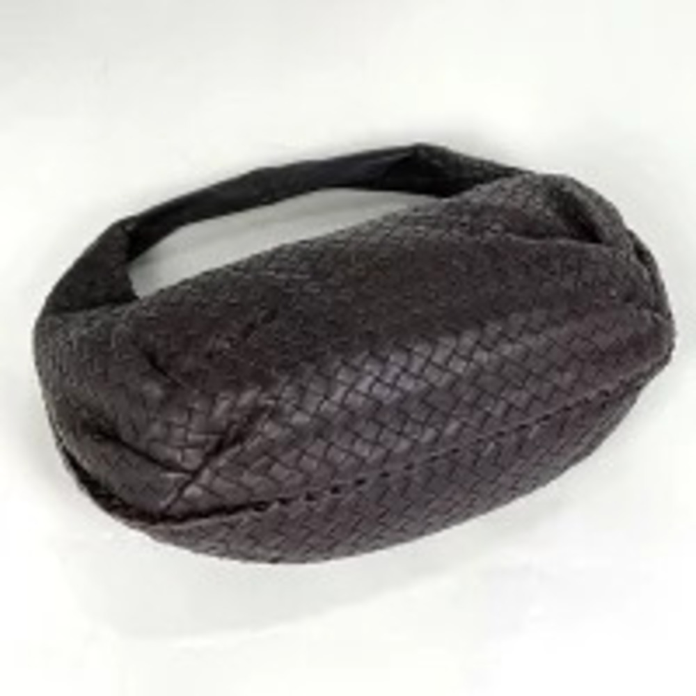 Bottega Veneta Intrecciato Handbag Brown Hobo Leather Brown